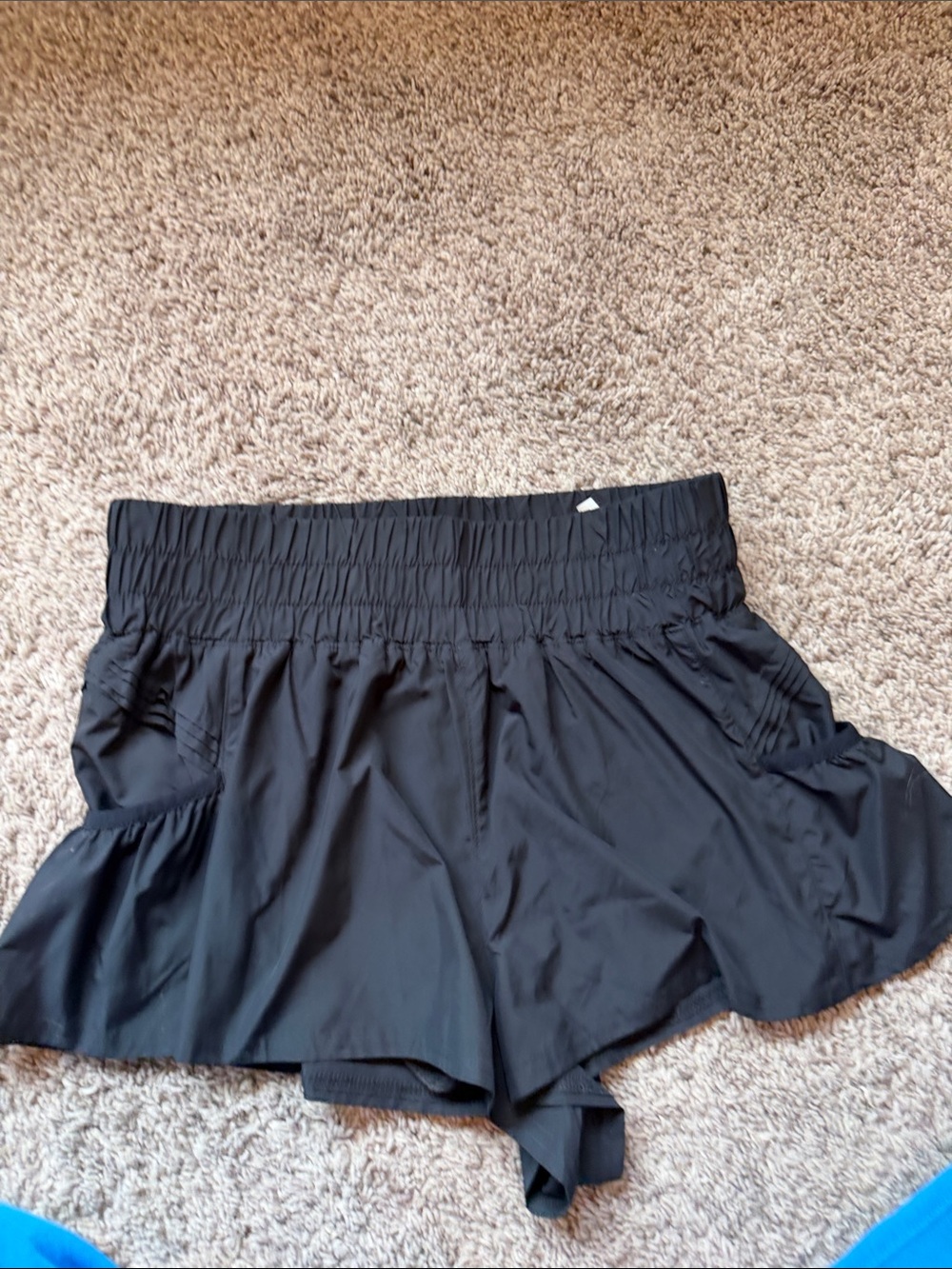 Free people black athletic shorts - brand new